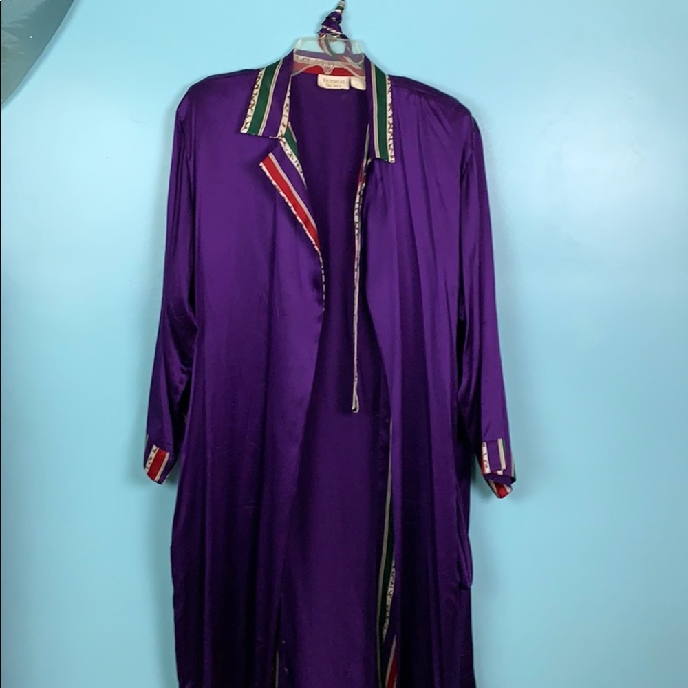 Long silk robe